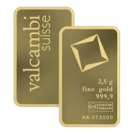 2.5g Gold Bar