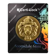 Scottsdale Mint Stacker 1oz Gold Carded Certi-Lock Round