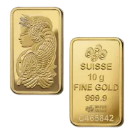 10 Gram PAMP Lady Fortuna Gold Bar