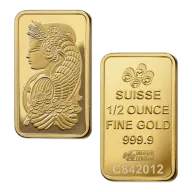 ½ Ounce PAMP Lady Fortuna Gold Bar