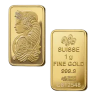 1 Gram PAMP Lady Fortuna Gold Bar