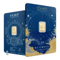 0.5g PAMP Zodiacs Scorpio Gold Bar