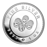 1 Oz Silver PAMP Minted Round