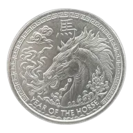 Elemetal - 1 oz .999 Fine Silver 2026 Year of the Horse Round