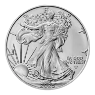 2025 American Silver Eagle 1 oz Coin (BU)