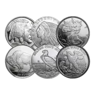 1/2 oz .999 Fine Silver Round - Secondary Market (Our choice)