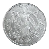 Silver 1 oz Chalchiuhtlicue - Goddess of Water Round