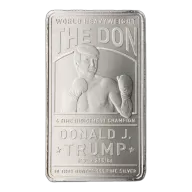 "The Don" 4 Time Indictment Champion 10 oz .999 Fine Silver Bar