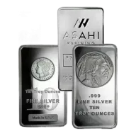 10 oz .999 Fine Silver Bar - Secondary Market - Random Design (Our Choice)