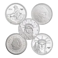 1 oz .999 fine Silver Round - Secondary Market (Our choice)
