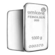 1kg Umicore Investment Silver Bar (999)