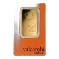 1 OZ Gold Bar Valcambi