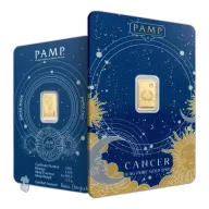 0.5g PAMP Zodiacs Cancer Gold Bar