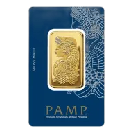 1 OZ Gold Bar PAMP Fortuna