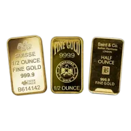1/2oz Gold Bars