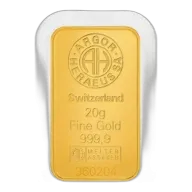 Argor Heraeus 20g Gold Minted Bar (With Certificate) - SPECIAL PROMO (Call for Special Price)
