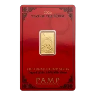 5 Gram PAMP Lunar Legend Series - Year of the Horse