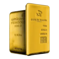 1KG Mixed Brands Investment Gold Bar (999.9)