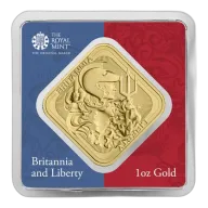 1 oz Royal Mint Britannia and Liberty Gold Bar