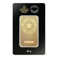50 Gram Royal Canadian Mint (RCM) Gold Bar