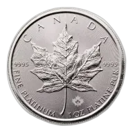 1 oz Maple Leaf Platinum Coin
