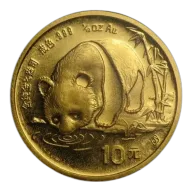 1/10 Oz Chinese Panda Gold Coin 1987