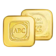 37.5g Gold Cast Bar - ABC - Dealers Choice