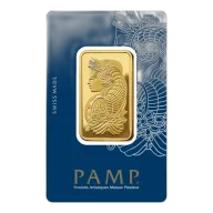 1oz PAMP Suisse Lady Fortuna Gold Mint Bar