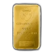 1g Gold Mint Bar - Germania Mint