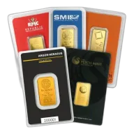 10g Gold Mint Bar - Dealers Choice