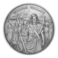 1oz Silver Round - Legendary Warriors William Wallace