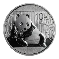 1 oz China Panda .999% Fine Silver Coin BU 2015 (In Capsule)