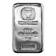5oz Silver Cast Bar - Germania Mint