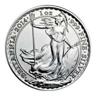 1 Oz UK Britannia Silver Coin 2014
