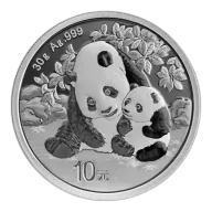 30g Panda Silver Coin