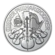 1 Oz Austrian Philharmonic .999% Fine Silver Coin 2022