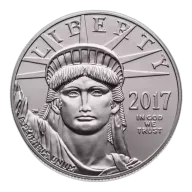 United States Platinum Eagle 1oz - Backdated