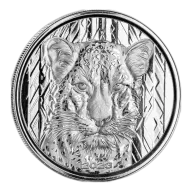 1 oz Ghana Leopard Silver Coin