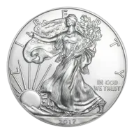 2017 American Silver Eagle Coin BU