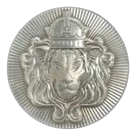 5 oz .999 Fine Silver Lion Scottsdale Mint Stacker