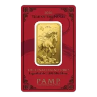 2026 1oz Year of the Horse Gold Bar | Lunar Legend Series I PAMP Suisse