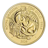 1 oz Tudor Beasts Royal Dragon Gold Coin | 2026