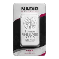 1 oz Silver Bar | Nadir Metal Rafineri