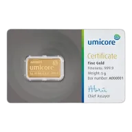 5g Gold Bar | Umicore
