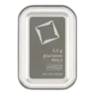 Platinum Bar 2.5 gram - Misc Minted