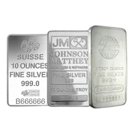 10 oz Silver Bars