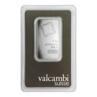 1 oz Valcambi Platinum Bar
