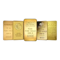 10 oz Gold Bars