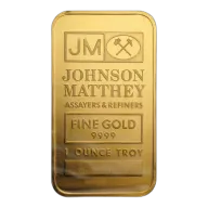 1 oz Gold Johnson Matthew Bar