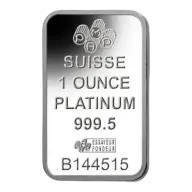 1 oz Fortuna Suisse Platinum Bar